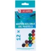 Art Creation Water-Soluble Oil Pastels – Sett med 12 farger