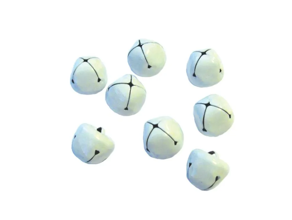 Bjeller Hvit – 10mm – 12stk