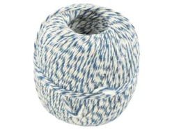 Bomullssnor – Blå/hvit – 200g
