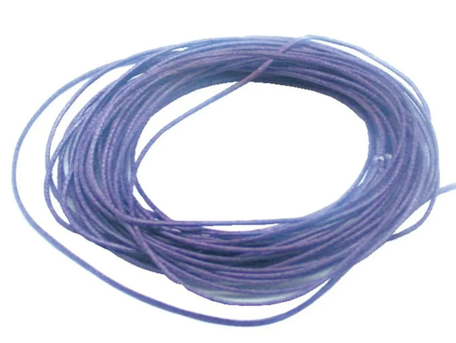 Bomullssnor 0,5mm – Lilla – 5m