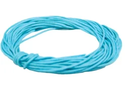 Bomullssnor 1mm – Lys turkis – 5m