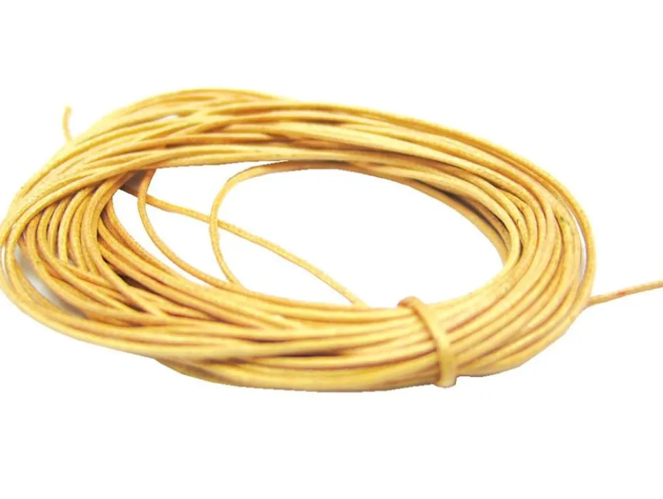 Bomullssnor 1mm – Sand – 5m