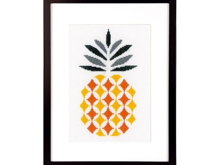 Broderisett Ananas