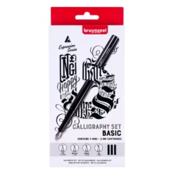 Bruynzeel Expression Calligraphy – Kalligrafisett 8 deler
