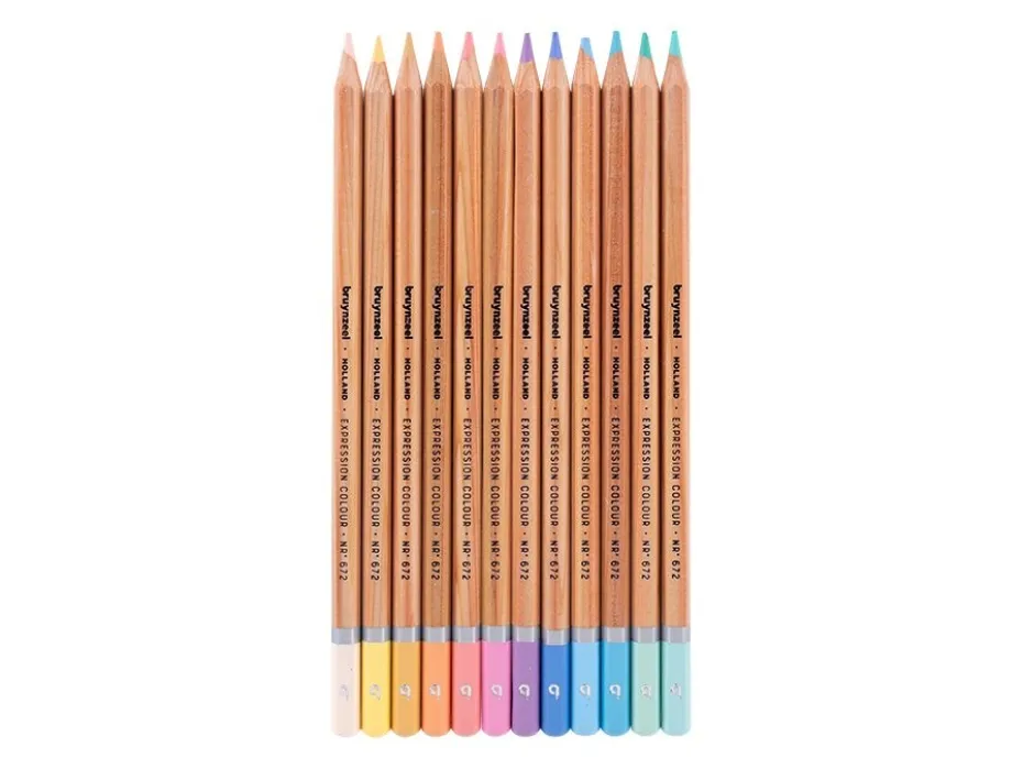 Bruynzeel Expression Fargeblyanter Pastell – Sett 12stk