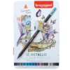Bruynzeel Expression Fargeblyanter Metallic – Sett 12stk