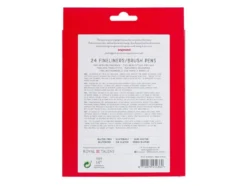 Bruynzeel Expression Fineliner Brushpen – Sett 24stk