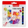 Bruynzeel Fabric Marker Tekstiltusj Sett – 8stk