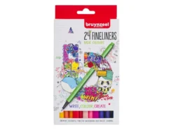 Bruynzeel Fineliners – Basic Colours 24stk