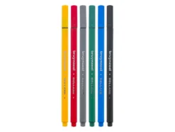 Bruynzeel Fineliners – Basic Colours 6stk
