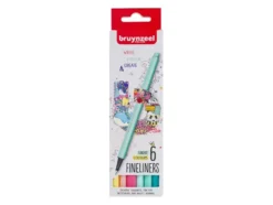 Bruynzeel Fineliners – Light Colours 6stk