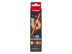 Bruynzeel Highlighter – Slim 4 stk Neon