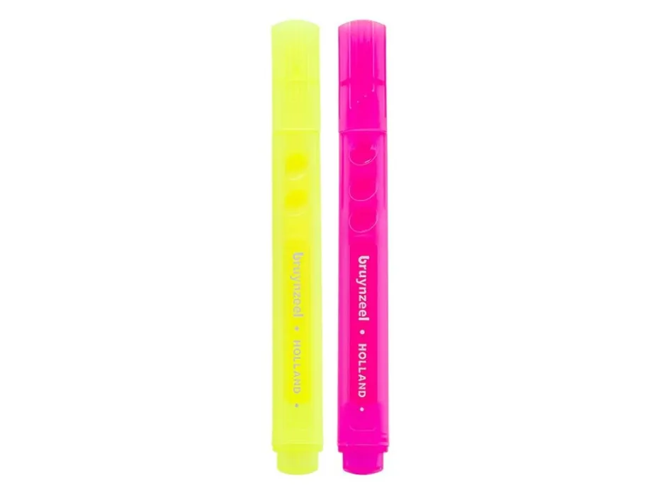 Bruynzeel Highlighter – 2 stk Neon (gul,rosa)