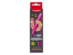 Bruynzeel Highlighter – 2 stk Neon (gul,rosa)