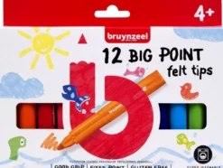 Bruynzeel KIDS – Big Points-tusjer Sett – 12stk
