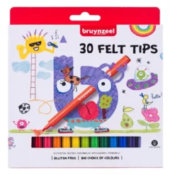 Bruynzeel KIDS – Felt Tips-tusjer Sett – 30stk