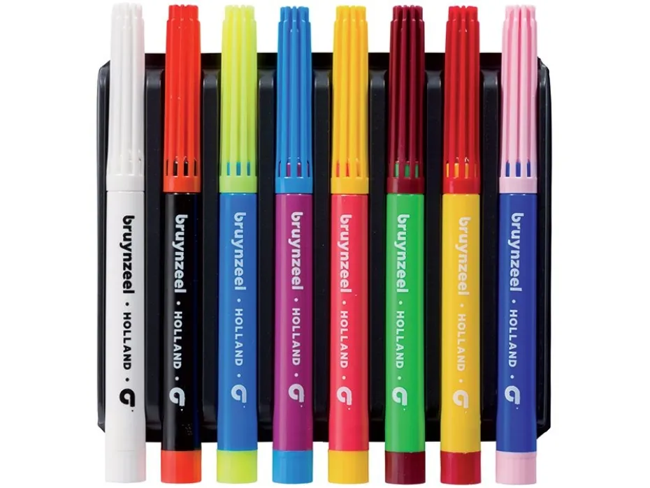 Bruynzeel KIDS – Magic Felt Tips-tusjer Sett – 8stk