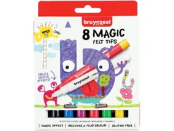 Bruynzeel KIDS – Magic Felt Tips-tusjer Sett – 8stk
