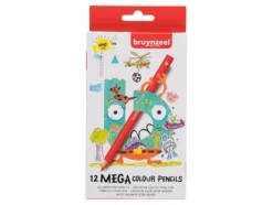 Bruynzeel KIDS Mega Fargeblyant Sett 12stk – Mix