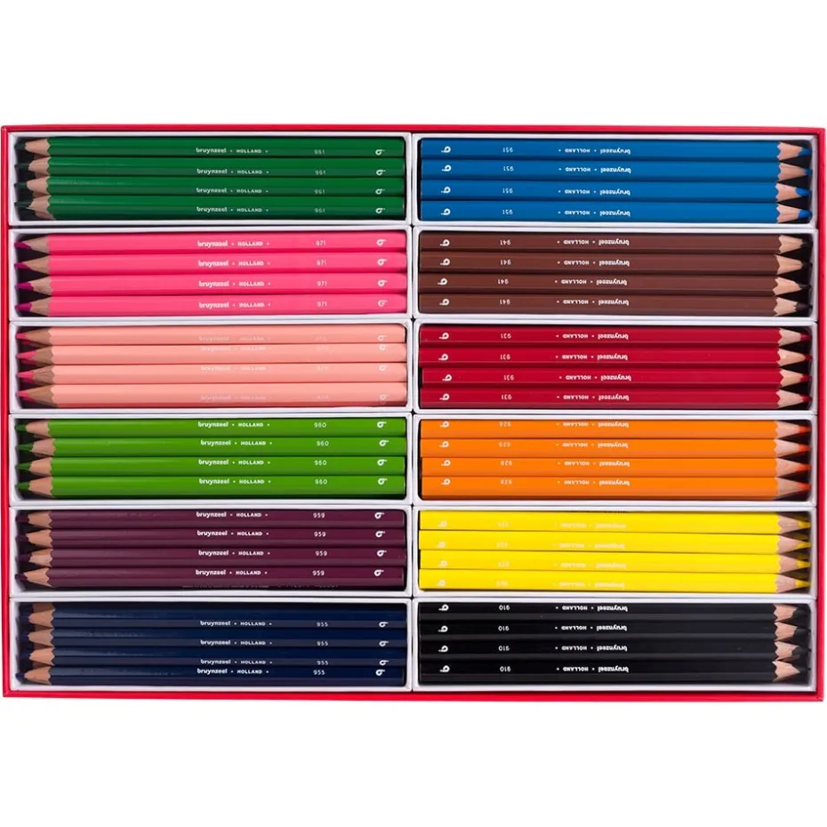 Bruynzeel KIDS Mega Fargeblyant Sett eske 144stk – Standard