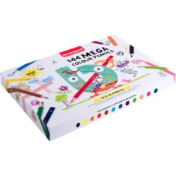 Bruynzeel KIDS Mega Fargeblyant Sett eske 144stk – Standard