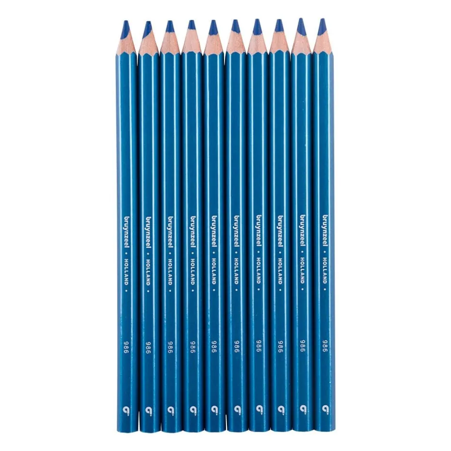 Bruynzeel KIDS Mega Fargeblyant – 986 Metallic Blå