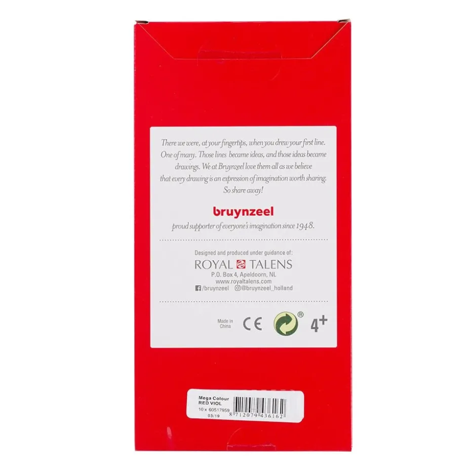 Bruynzeel KIDS Mega Fargeblyant – 959 Rødviolet