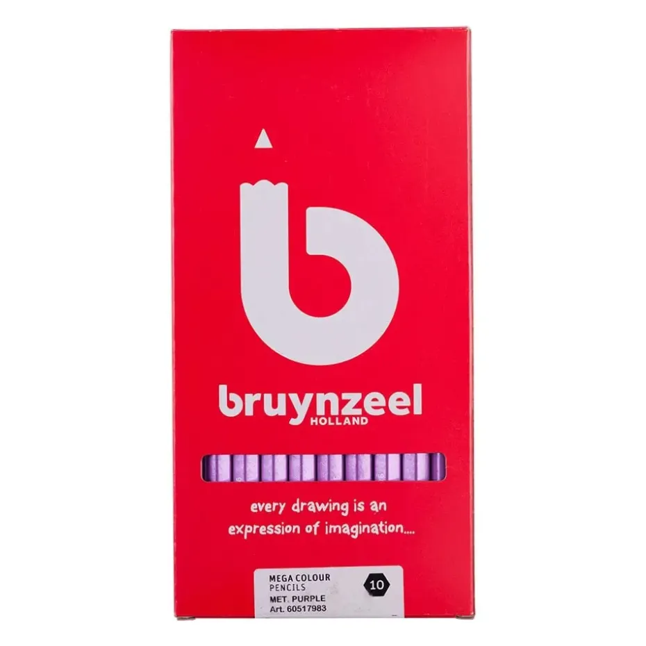 Bruynzeel KIDS Mega Fargeblyant – 983 Metallic Lilla