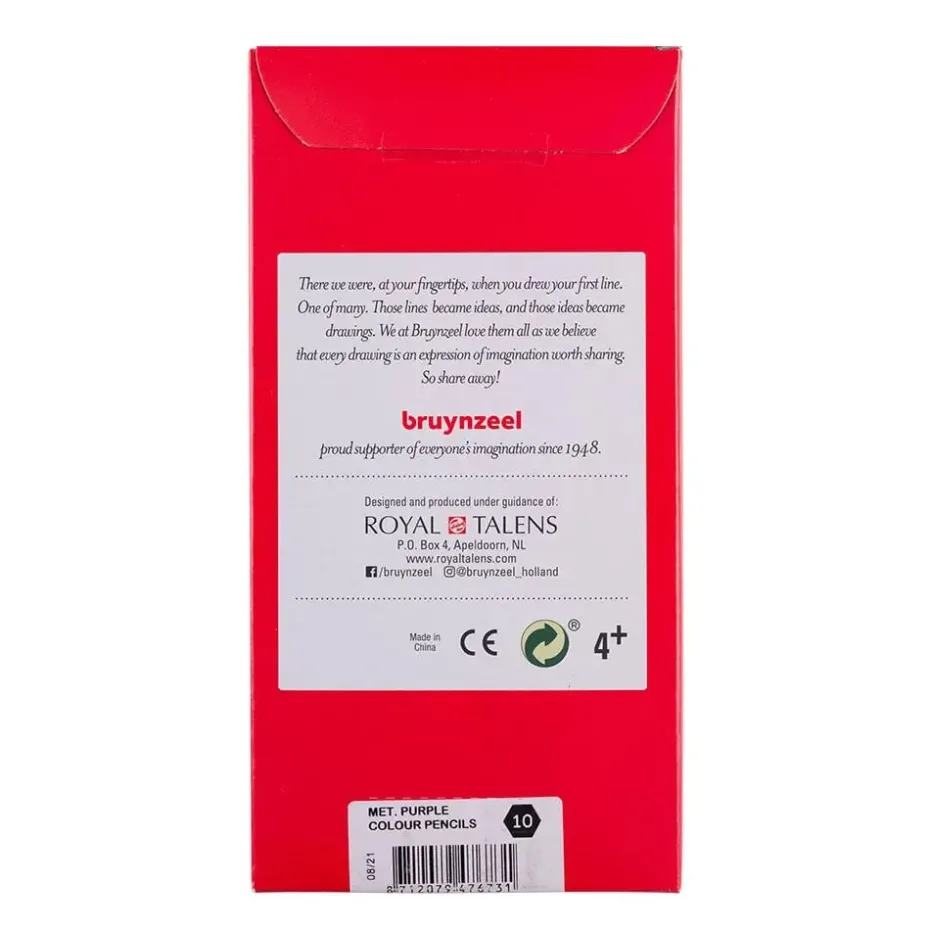 Bruynzeel KIDS Mega Fargeblyant – 983 Metallic Lilla