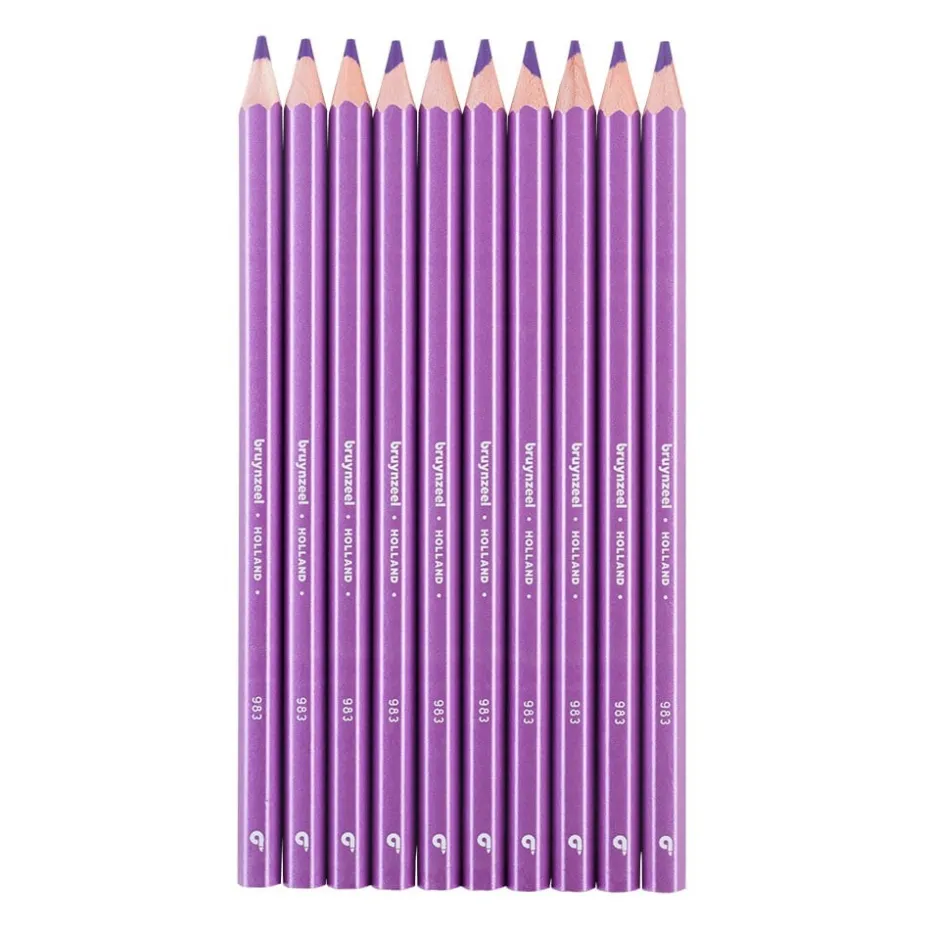 Bruynzeel KIDS Mega Fargeblyant – 983 Metallic Lilla