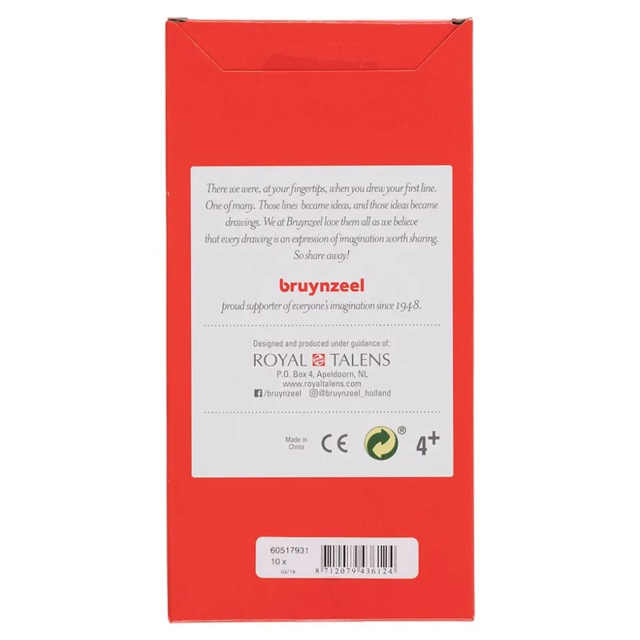Bruynzeel KIDS Mega Fargeblyant – 931 Rød