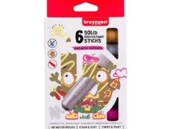 Bruynzeel KIDS Poster Paint Stick 6stk – Metallic