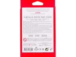 Bruynzeel KIDS Poster Paint Stick 6stk – Metallic