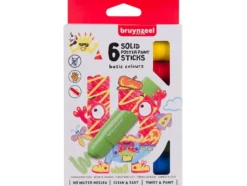 Bruynzeel KIDS Poster Paint Stick 6stk – Basic