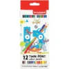 Bruynzeel KIDS – Twin Point Fargeblyanter 12stk
