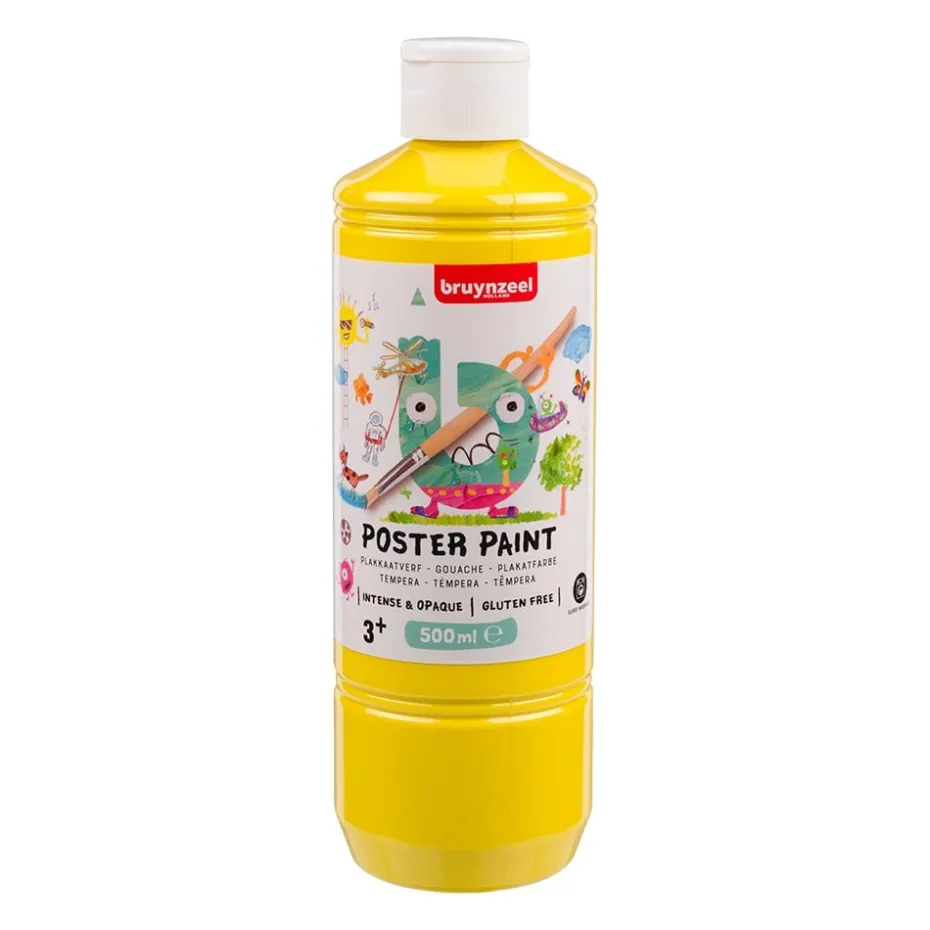 Bruynzeel Poster Paint Plakatmaling 500ml – 275 Primærgul
