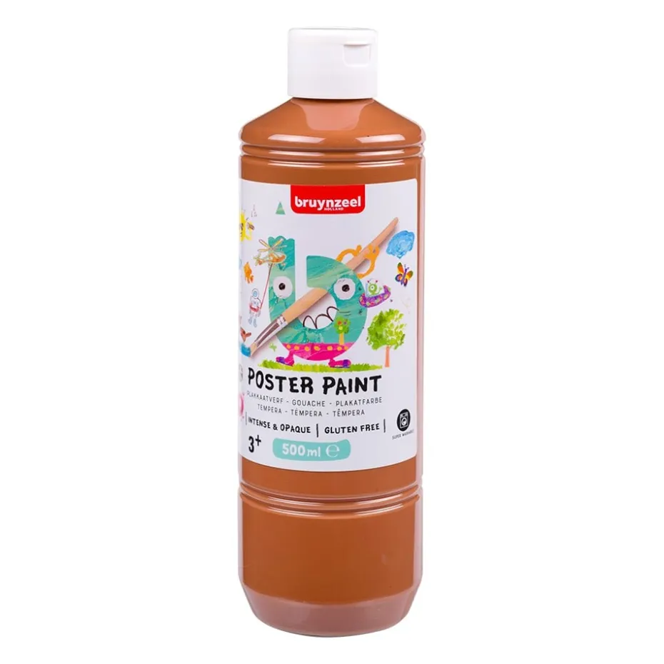 Bruynzeel Poster Paint Plakatmaling 500ml – 401 Lys Brun