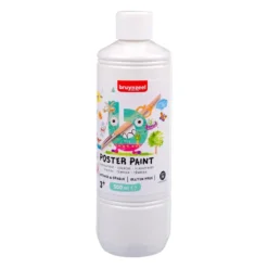 Bruynzeel Poster Paint Plakatmaling 500ml – 100 Hvit