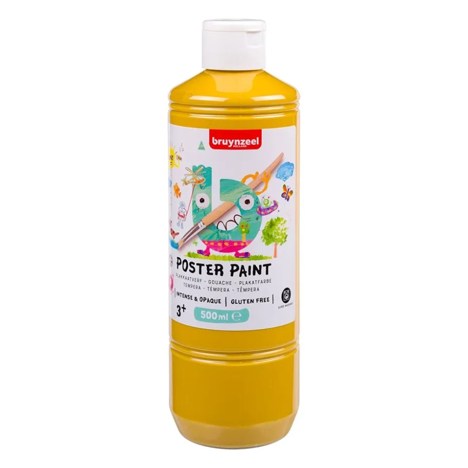 Bruynzeel Poster Paint Plakatmaling 500ml – 227 Gul oker