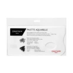 Caran d’Ache Akvarell Palette Plexiglass 26x13mm – Hvit