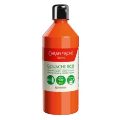 Caran d’Ache Gouache Eco 500ml – Orange Fluo
