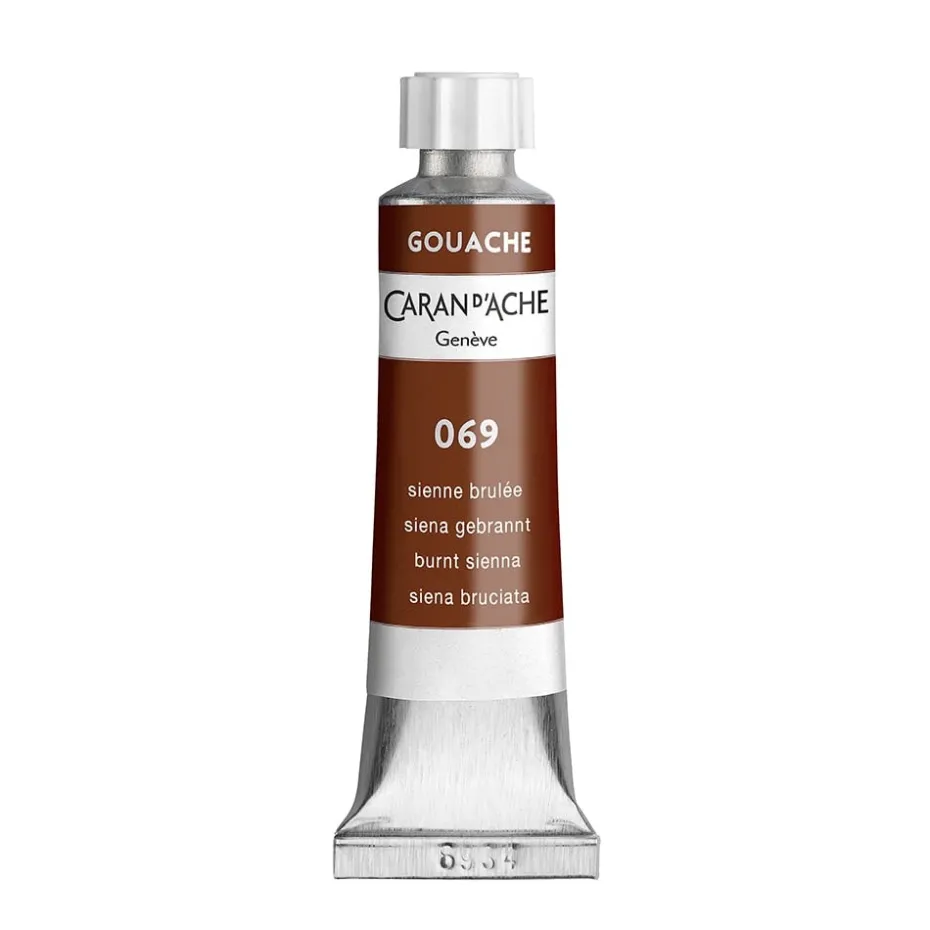 Caran d’Ache Gouache Studio Tube 10ml – Burnt Sienna
