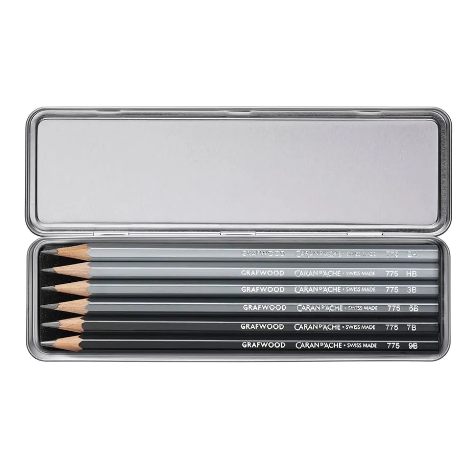 Caran d’Ache Grafwood Grafittblyant Sett – 6stk