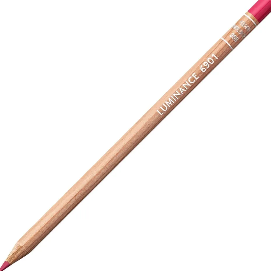 Caran d’Ache Luminance Blyant – 350 Purplish Red