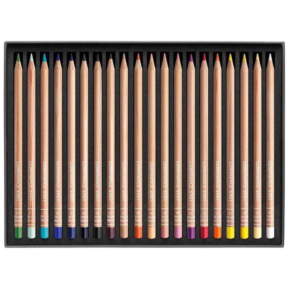 Caran d’Ache Luminance Blyant Sett – Portrait 20stk