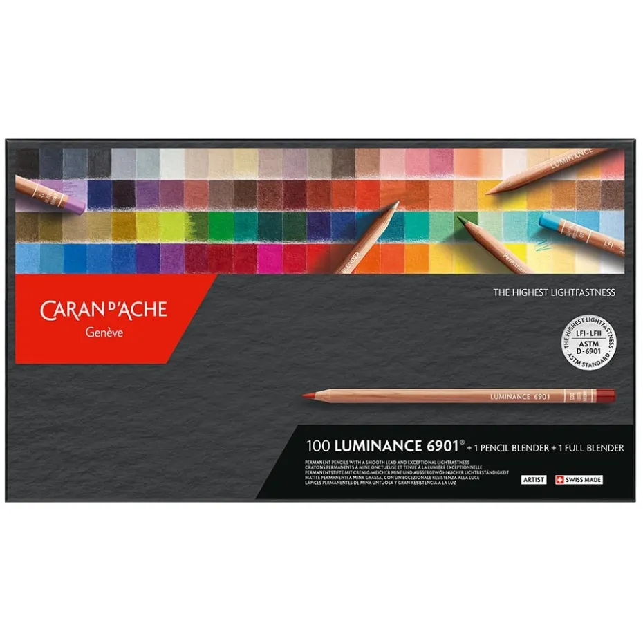 Caran d’Ache Luminance Blyant Sett – 100+2stk