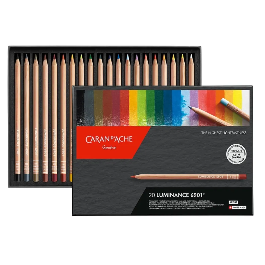 Caran d’Ache Luminance Blyant Sett – 20stk