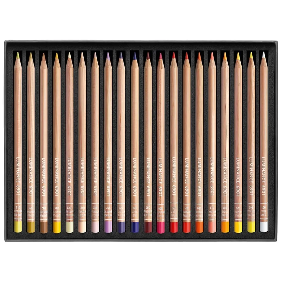 Caran d’Ache Luminance Blyant Sett – 40stk