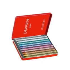 Caran d’Ache Vokskritt Neocolor I – Metallic 10stk