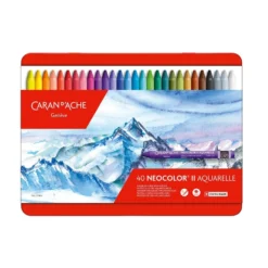Caran d’Ache Vokskritt Neocolor II – 40stk